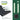 Narrow 6-Strip Black Composite Siding Panels - 7/8" Slat Wall Cladding System