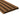 Close-Up of Teak Slatted Composite Panel at an Angle Showing Rich Natural Grain