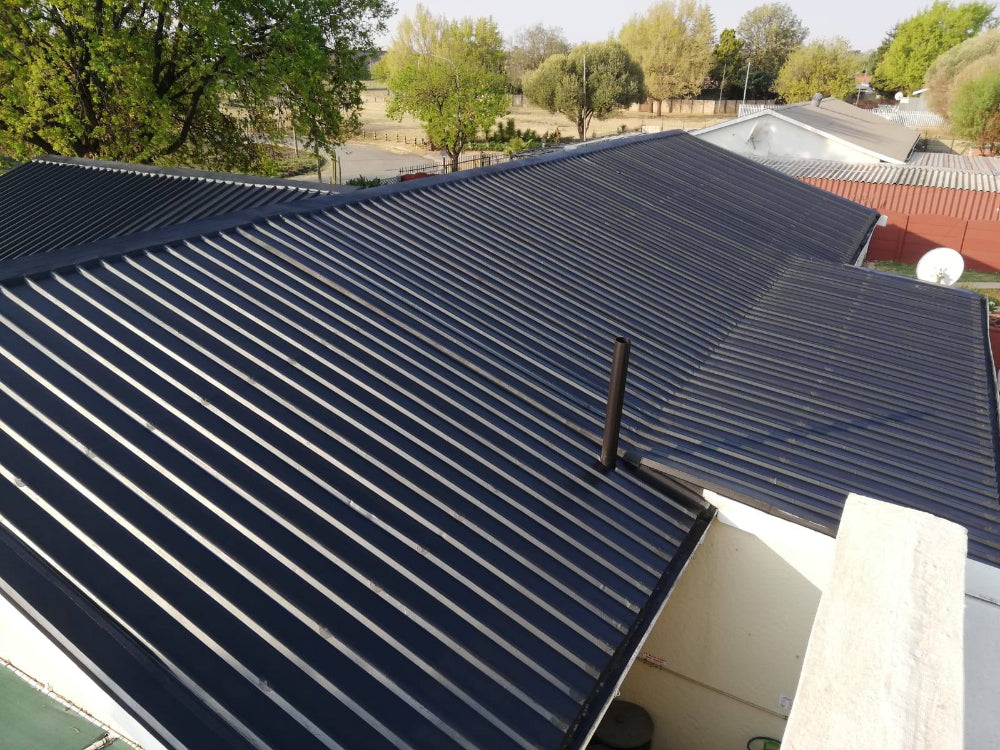 Sm Rib Roof Black SM-Rib Metal Roof Panels – Standard Rib Steel Roofing Sheets ...