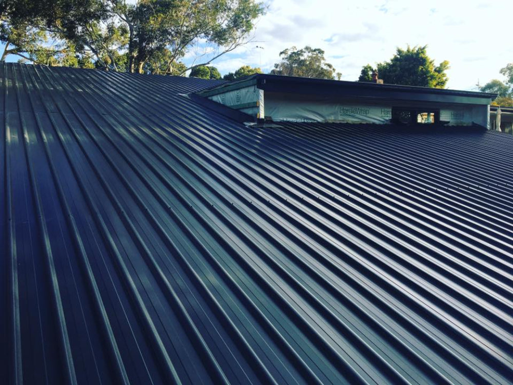 Sm Rib Roof Black SM-Rib Metal Roof Panels – Standard Rib Steel Roofing Sheets ...