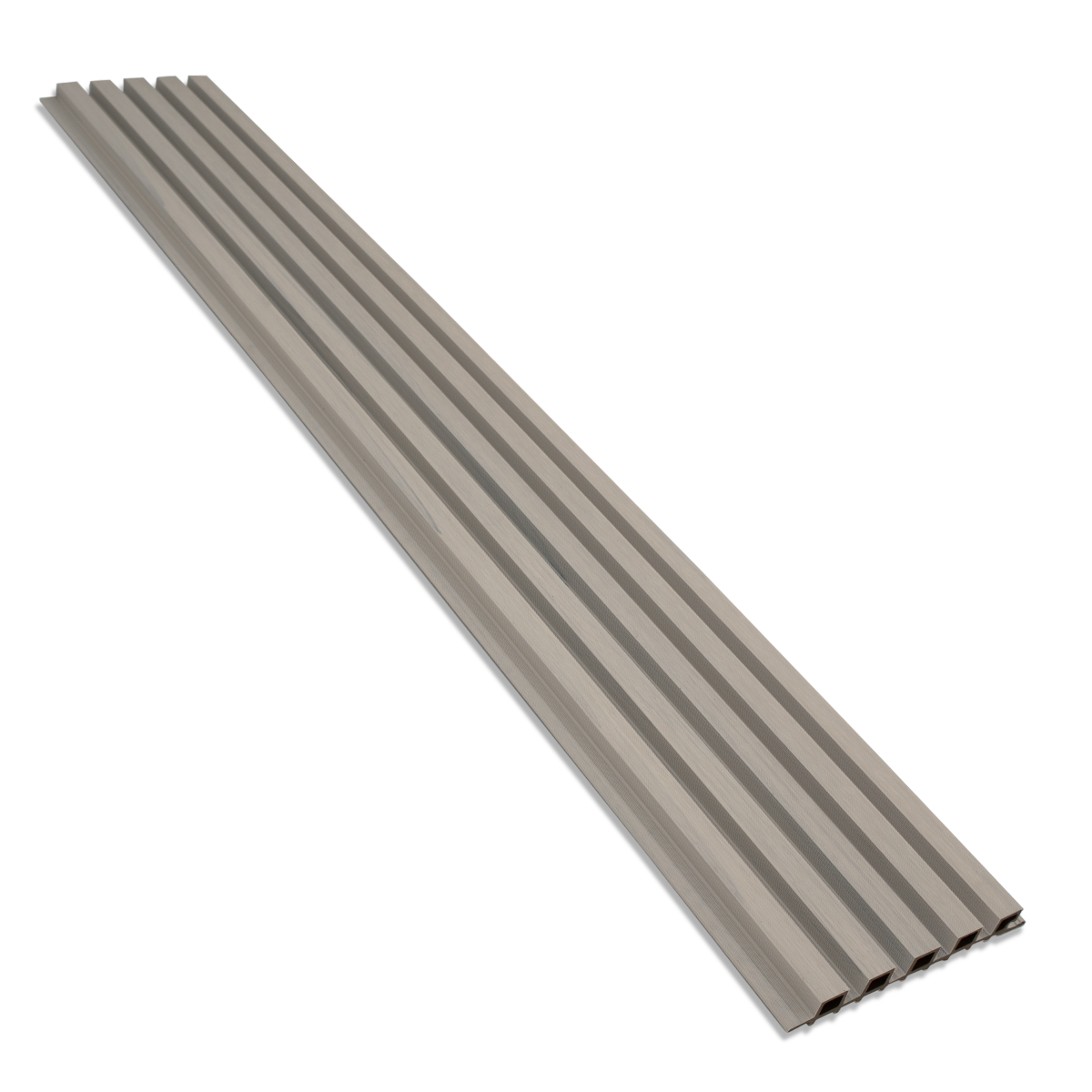 Narrow 5-Strip Pale Oak Composite Siding Panels - 1