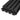 Charcoal composite slat wall panel with black gap hollow core profile WPC exterior siding panel detail