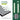 Narrow 6-Strip White & Black Gap Composite Siding Panels - 7/8" Slat Wall Cladding System