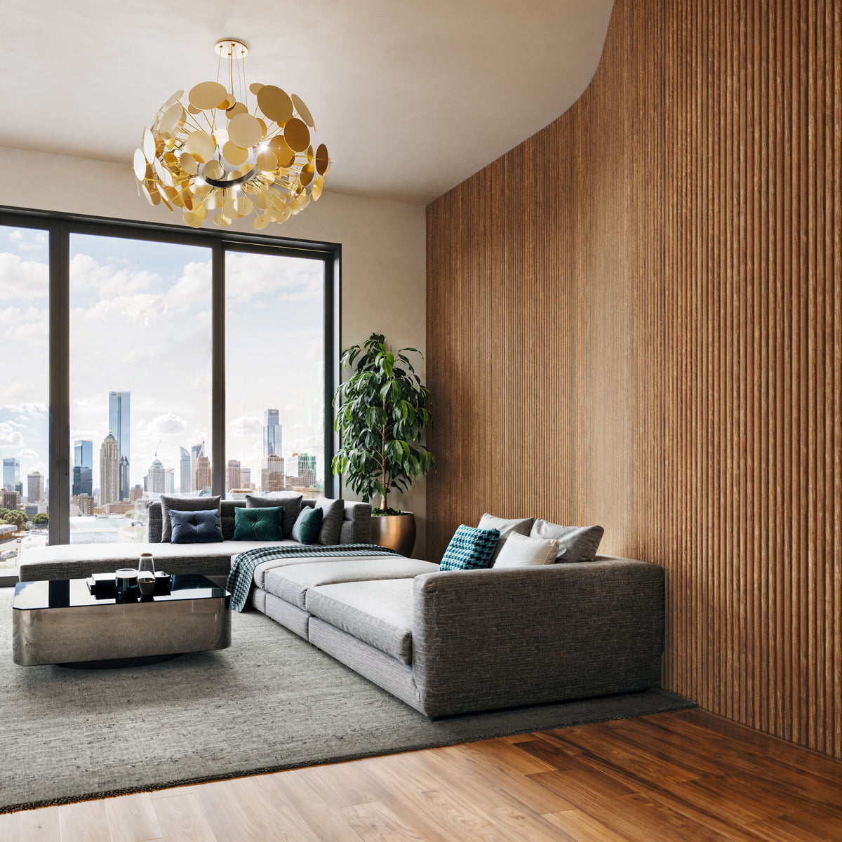 Flexible Tambour Wood Panels For Interior Walls Decorative Fluted Sidi ...