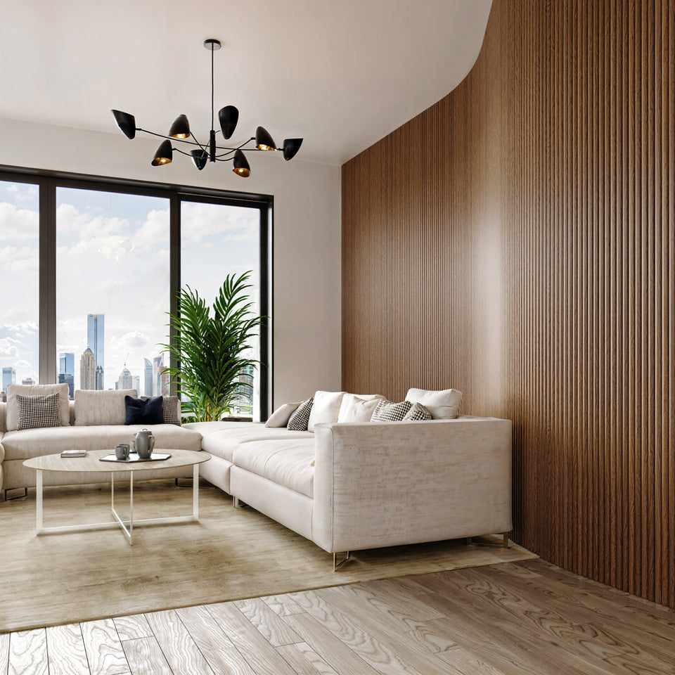 Flexible Tambour Wood Panels For Interior Walls Decorative Fluted Sidi ...