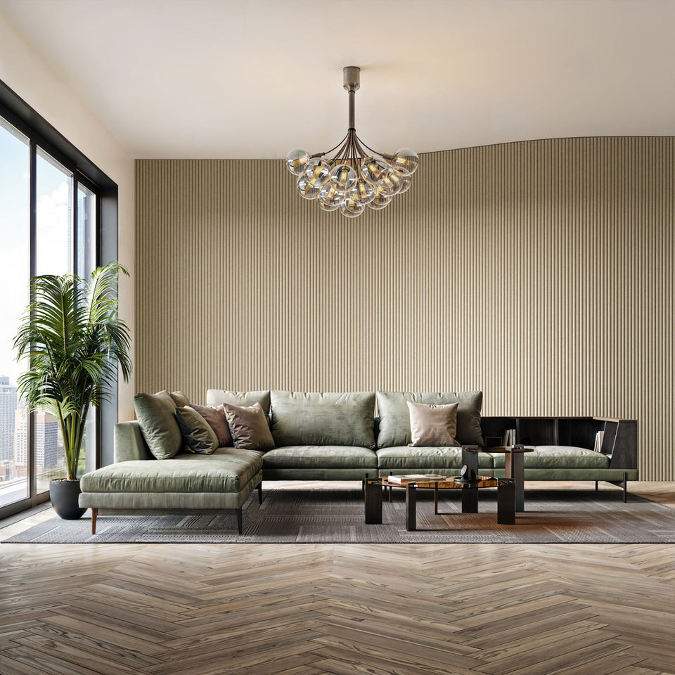 Flexible Tambour Wood Panels For Interior Walls Decorative Fluted Sidi ...