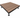 Modular Composite Decking System with Steel Frame – Teak | 40" × 40"