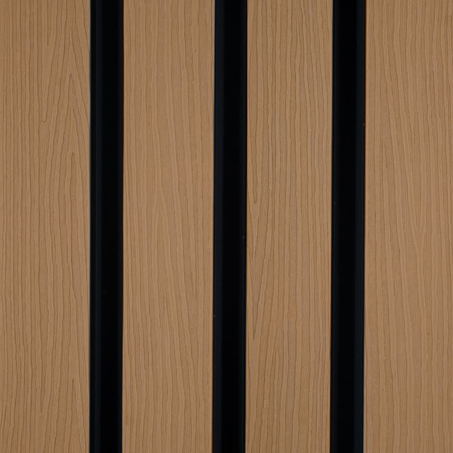 3Dgrain™ Wide Slat Composite Siding - Exterior Wall Panels, Maple Outd ...