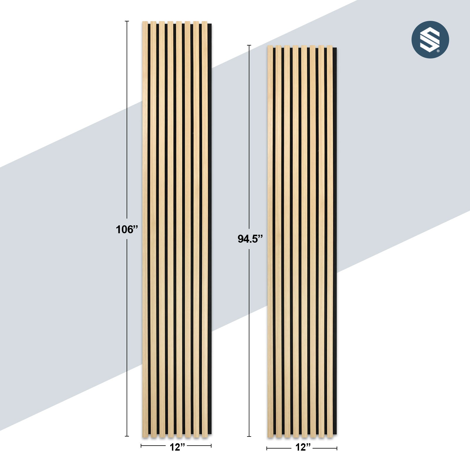 White Oak Acoustic Slat Wood Paneling, Siding for Walls and Ceilings ...