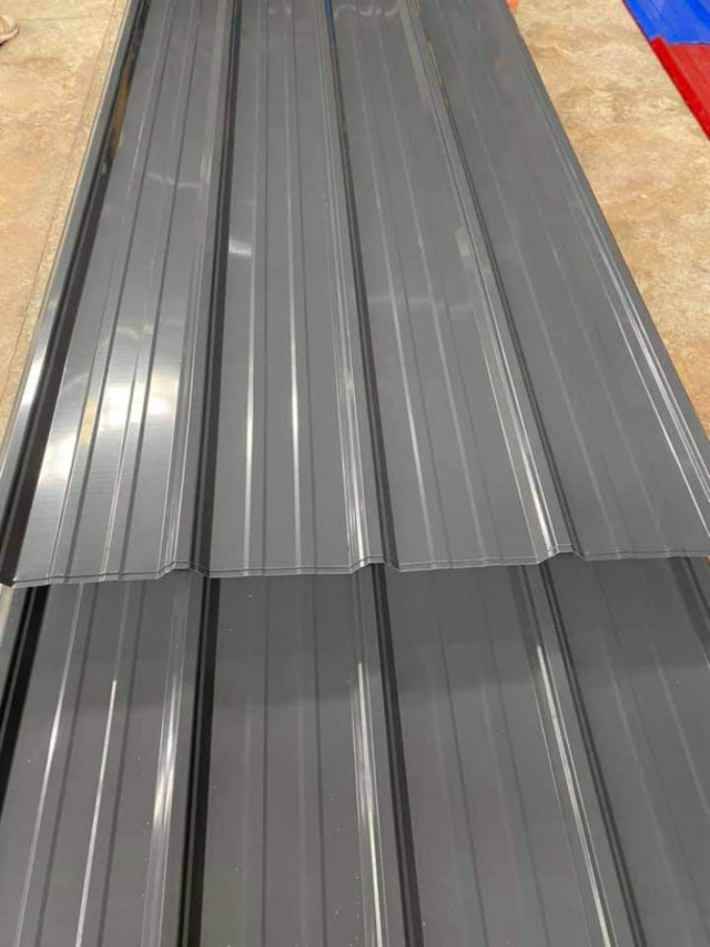 Slate Gray Standing Seam Steel Roof Panels – Energy-Efficient Metal Ro ...