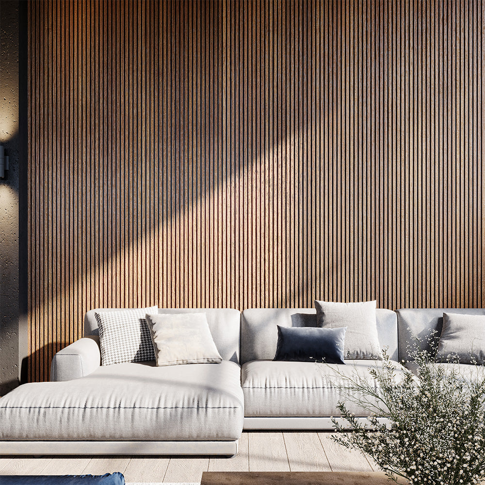 Combo-Slat Alternating Widths Acoustic Wood Wall Panels - Maple ...