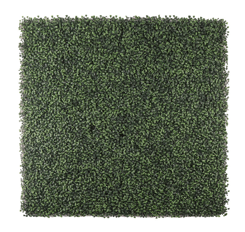 Dark Ivy Artificial Green Wall Tile Boxwood Hedge Paneling (40