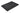 Narrow 6-Strip Black Composite Siding Panels - 7/8" Slat Wall Cladding System