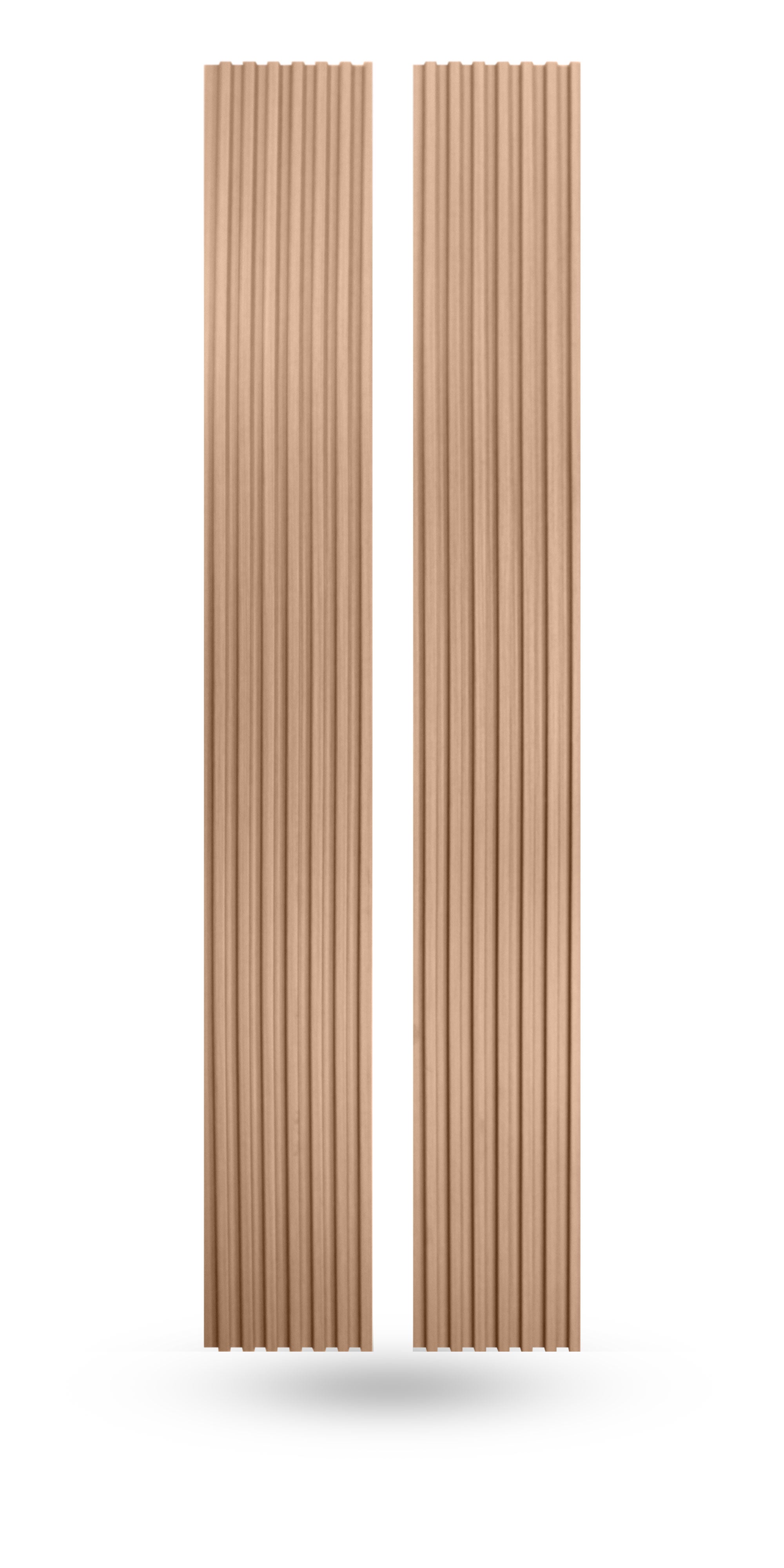 Timber Panel Box Champagne Oak Slat Wood Panels for Walls - Sleek (106