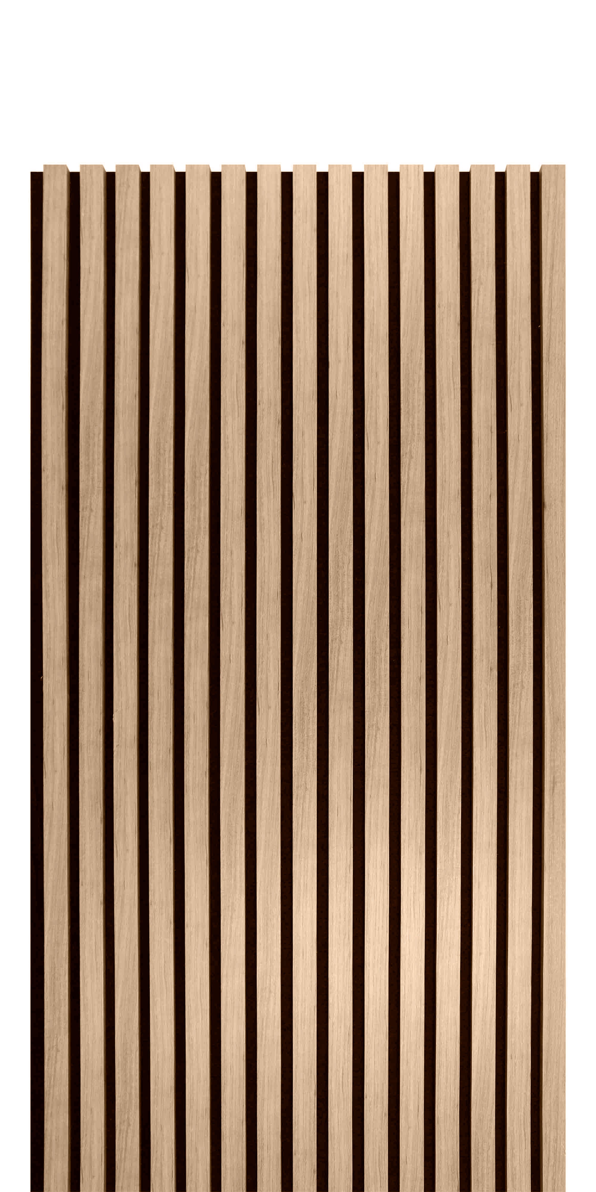 Light Walnut Acoustic Slat Wood Paneling for Soundproofing Walls - Wid ...