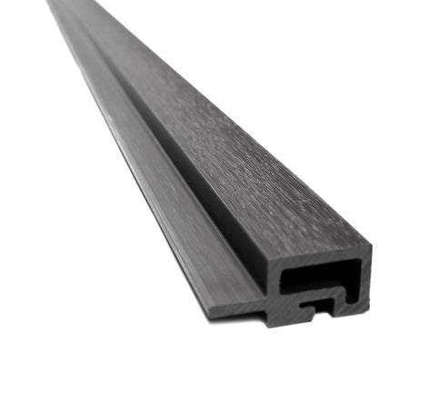 Black Universal Slat Panel Corner Connector - Composite Molding - Panel ...